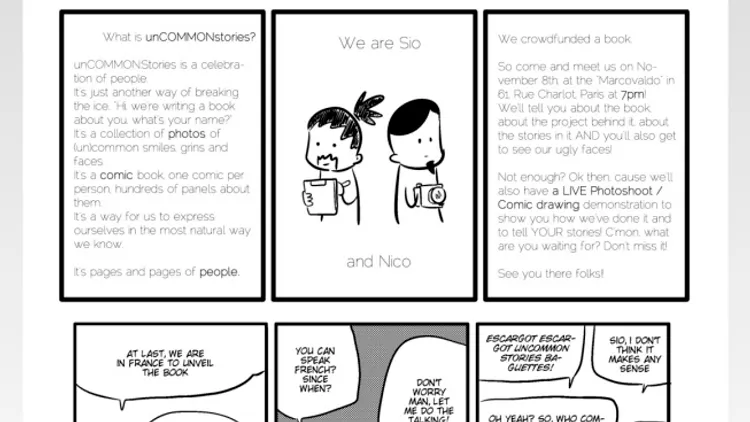 Nico e Sio_ Live Photoshoot & Comic drawing