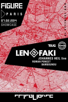 Figure Label Night W Len Faki, Johannes Heil live, Roman Poncet, Bambounou
