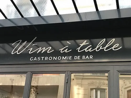 Wim à table Restaurant Paris