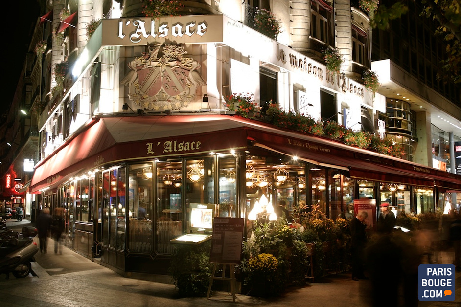 Brasserie L Alsace 39 Av Des Champs Elysees 75008 Paris L'Alsace Restaurant Paris