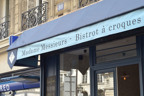 Madame Messieurs Restaurant Paris