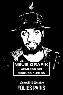 Skylax x Folies Paris : Neue Grafik, Armless Kid, Disques Flegon