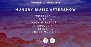 ZIG ZAG - HUNGRY MUSIC AFTERSHOW: WORAKLS live, N'TO live, JOACHIM PASTOR live... and many more !