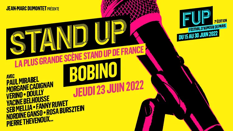STAND UP dans le cadre du Festival d'Humour de Paris