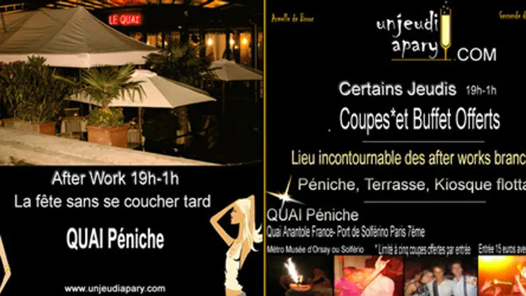 After Work @Péniche Le Quai