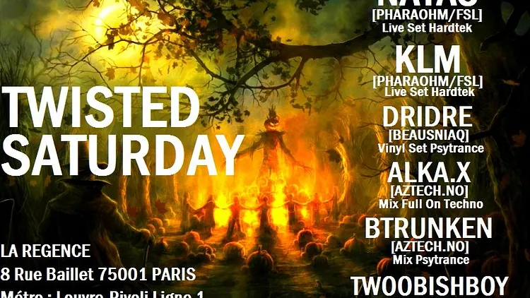 HALLOWEEN FREAK PARTY : TWISTED SATURDAY !