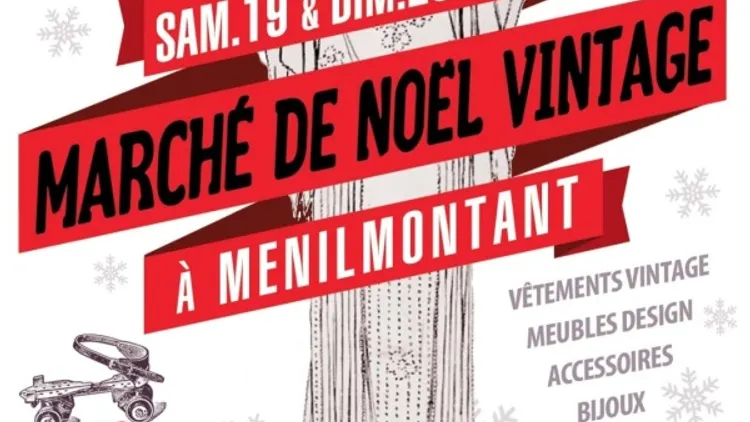 Marché de Noël vintage de la Bellevilloise