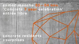 Samedimanche Concrete 7 Year Anniversary