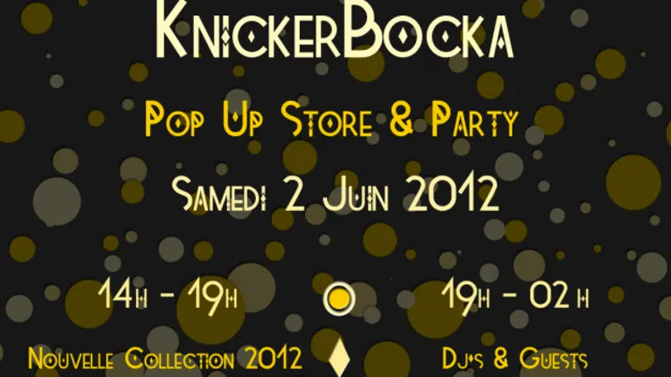KNICKERBOCKA POPUP STORE & PARTY