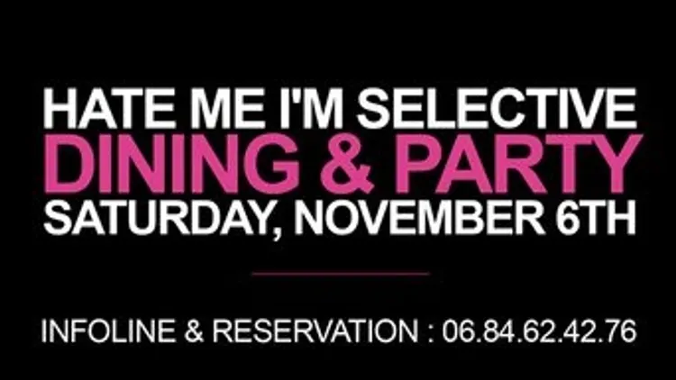 HATE ME I'M SELECTIVE PARTY
