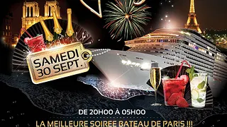 CRAZY BOAT (CROISIERE, FILLE=GRATUIT, TOUR EIFFEL, DEUX AMBIANCES)
