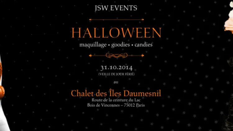 HALLOWEEN au CHALET DES ILES DAUMESNIL