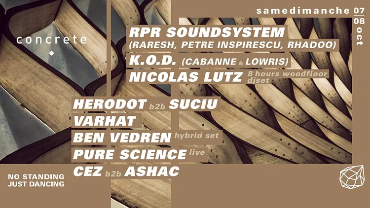 Concrete: RPR Soundsystem, KOD, Nicolas Lutz, Herodot b2b Suciu