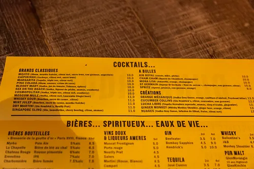 Dunkerque Restaurant Bar Paris