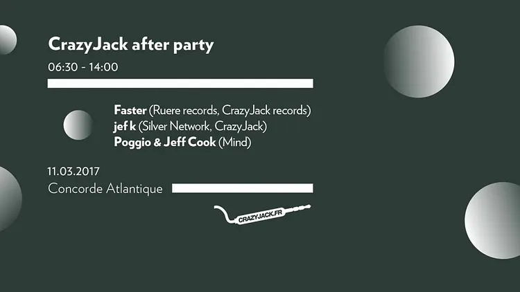 After CrazyJack  : Faster, jef k, Poggio & Jeff Cook