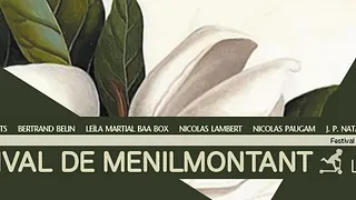 Festival de Menilmontant 2017 / Nicolas Paugam + Bertrand Belin