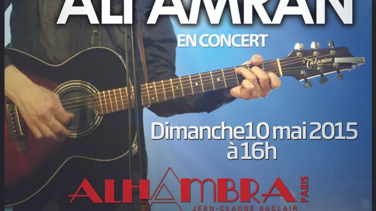Ali Amran en concert