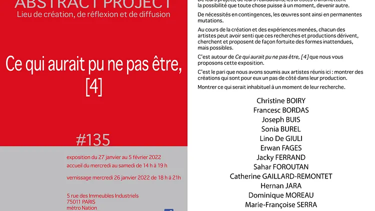 Ce qui aurait pu ne pas être #4