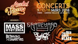 Les concerts du Mondial du Tatouage 2018