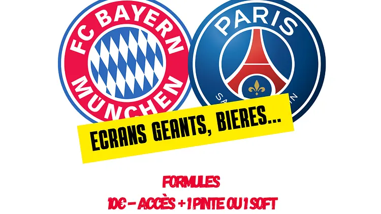 diffusion match de football FC Bayern - PSG