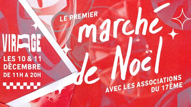 Le premier marché de Noël de virage et des associations du 17ème !