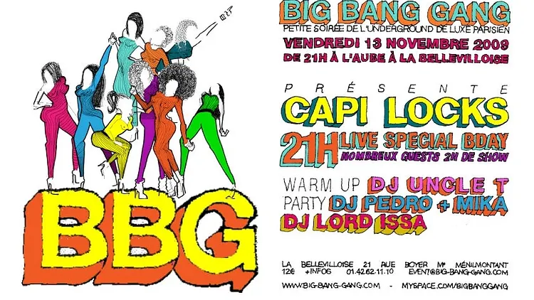 Big Bang Gang Party/ Speciale Bday Capilocks