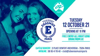 TUESDAY ERASMUS IN PARIS