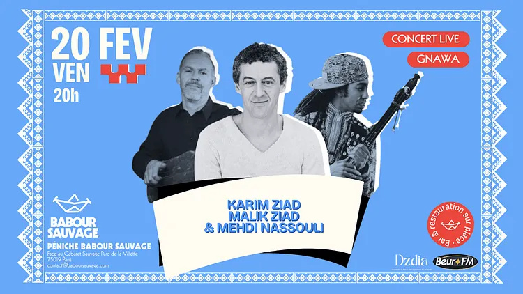Karim Ziad, Mehdi Nassouli, Malik Ziad En Trio