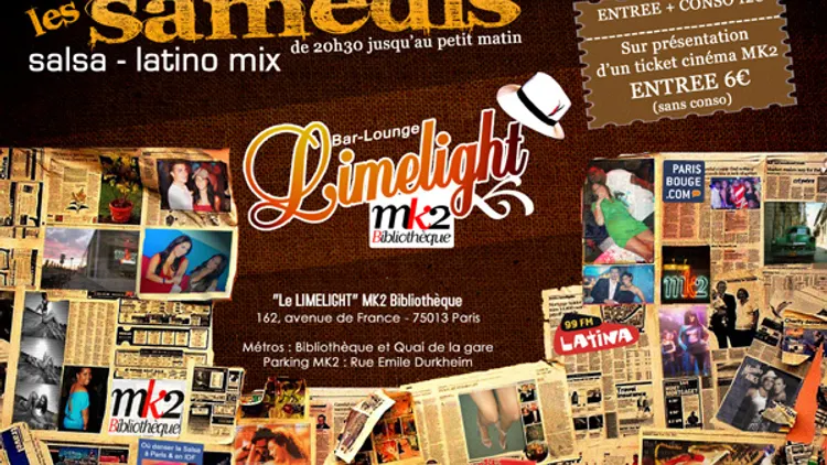 Les Samedis Salsa Latino-mix  Du Limelight