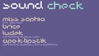 SOUND CHECK