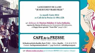 Lancement de la BD Je suis une vraie fille