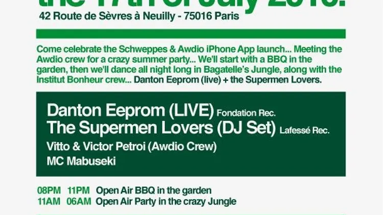 Awdio Party In The Bagatelle Jungle!