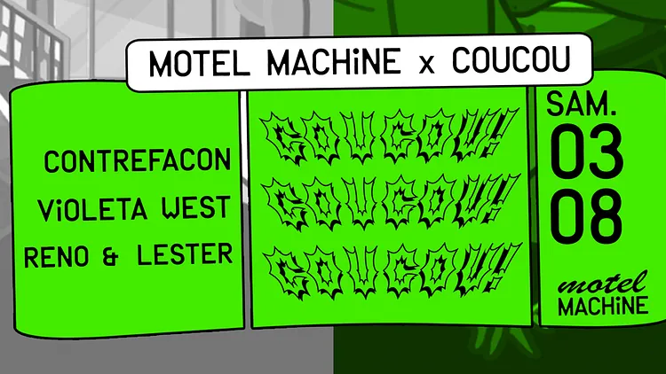 Motel Machine x Coucou : Contrefaçon, Violeta West