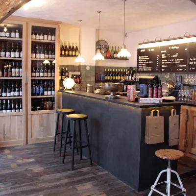 La cave à vin de Septime