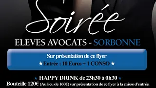 Soirée Eleves Avocat  - Sorbonne