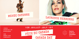 Fête du Canada 2022 - Concerts de Mehdi Cayenne et Laurence Nerbonne