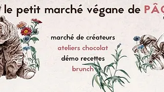 Le petit marché végane de Pâques à la REcyclerie