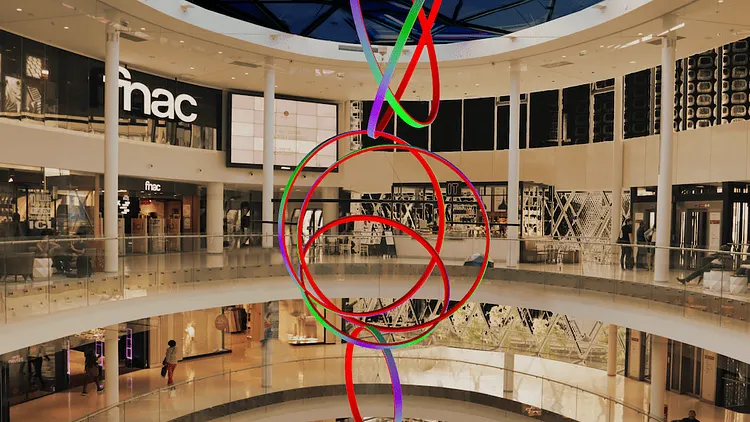 Exposition Orbites 2019 à Beaugrenelle Paris par Miguel Chevalier