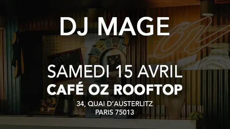 Dj Mage @ Café Oz Rooftop