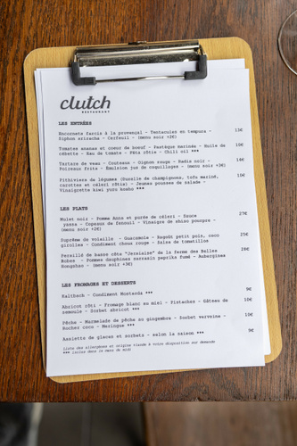 Clutch Restaurant Paris