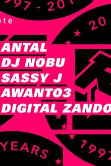 Concrete X Rush Hour 20 years: Antal, DJ Nobu, Sassy J , Awanto3