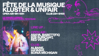 Fête de la Musique x Kluster / Open air & club