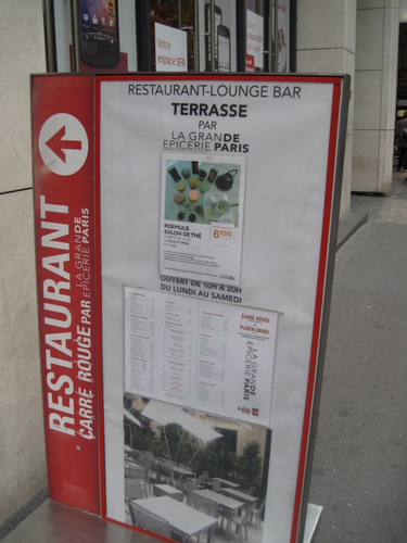 Le Carré Rouge Restaurant Paris