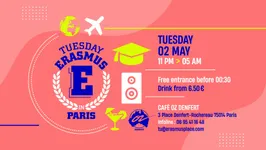 TUESDAY ERASMUS IN PARIS
