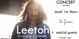 Leetoh + Dj charlie baltimore @LeJardinExperience