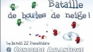 Bataille De Boules De Neige