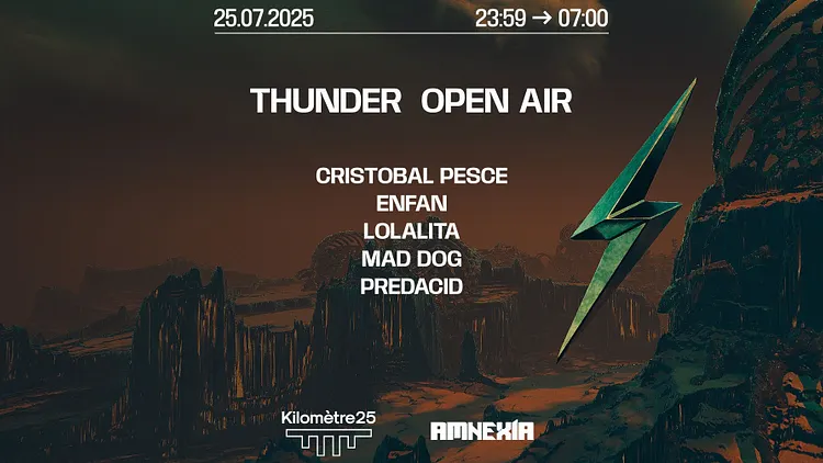 THUNDER : MAD DOG, CRISTOBAL PESCE, ENFAN, PREDACID