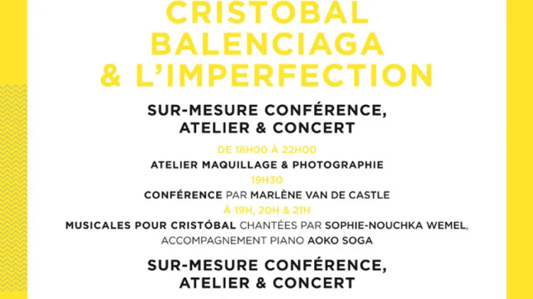 Sur Mesure : Cristobal Balenciaga et l'Imperfection