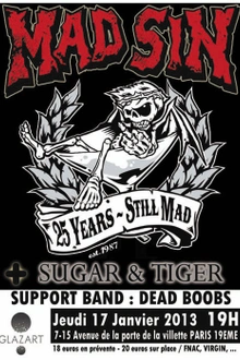 Mad Sin + Sugar & Tiger + Dead Boobs