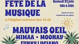 Concerts à l’Hôpital National des 15-20 pour la Fête de la musique à Paris
